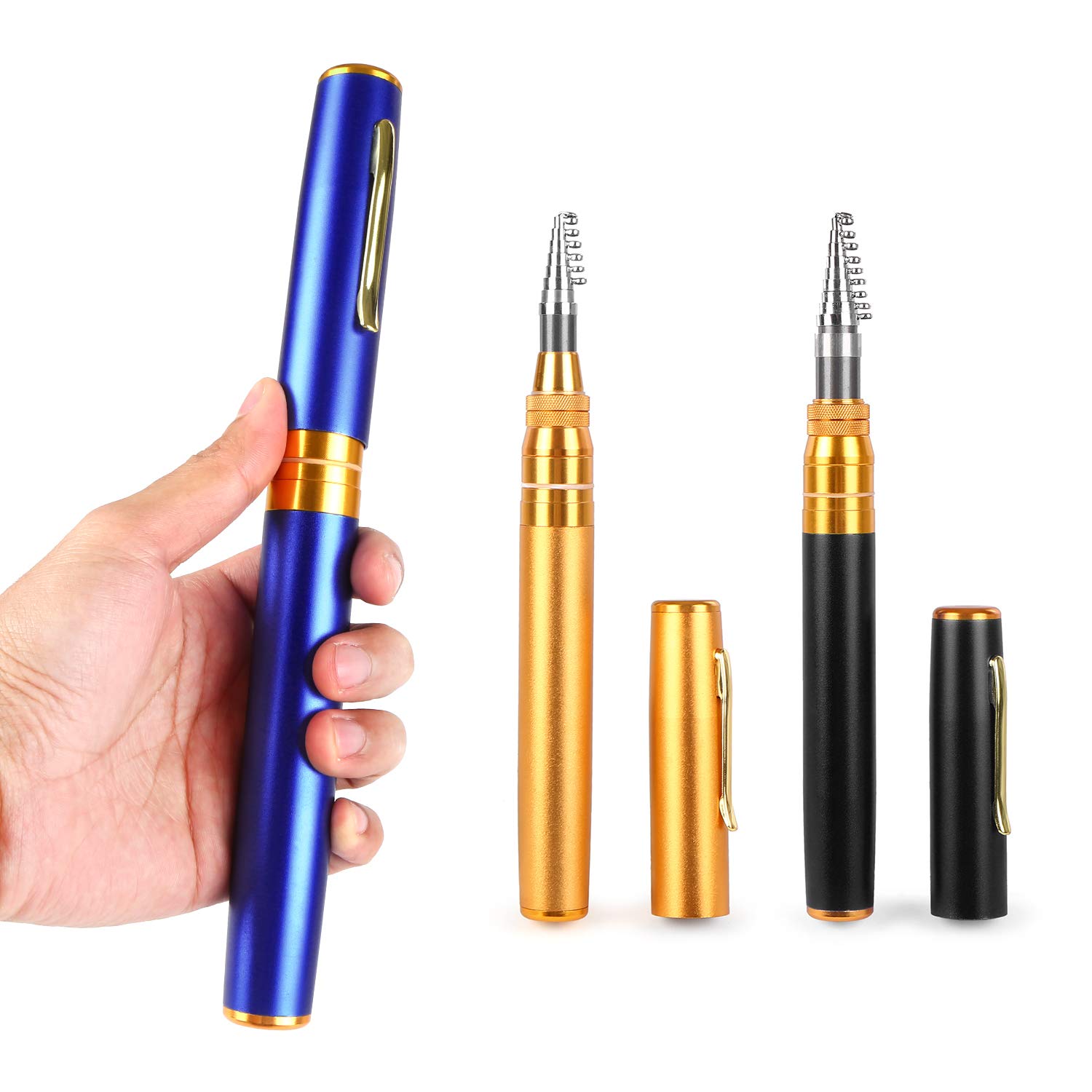 Amazon | Rakuby ペン型ロッド 釣りロッド 魚竿 持運び便利 伸縮